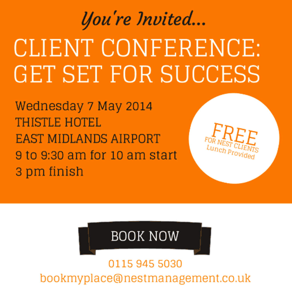 conference graphic web - NEST Client Conference: Get Set For Success!