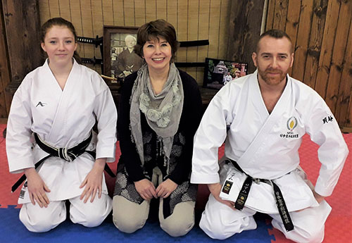 Moira Sensei Liam and Louise 1 - The NEST Roadshow visits… The Senjokai Family - New Shoots on Traditional Roots