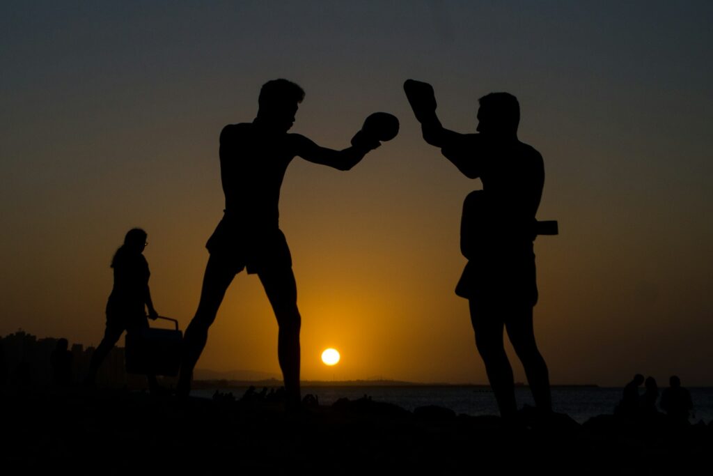 x8yans78kpe - 5 ways to get the most out of summer silhouette of 2 men standing on field during sunset